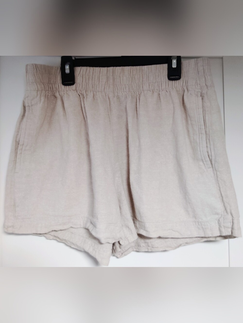 Old Navy Linen Blend Comfort Waistband Shorts Sz- M